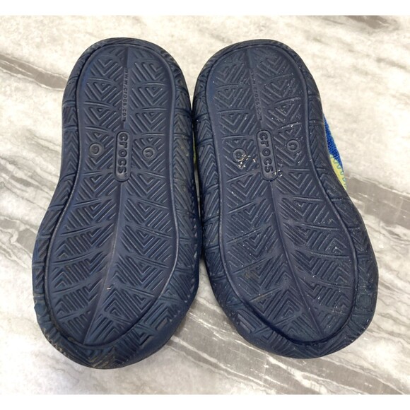 Crocs Swiftwater Slingback Kids C6 Blue Water Shoes Dual Comfort Beach Vacation - Picture 10 of 10
